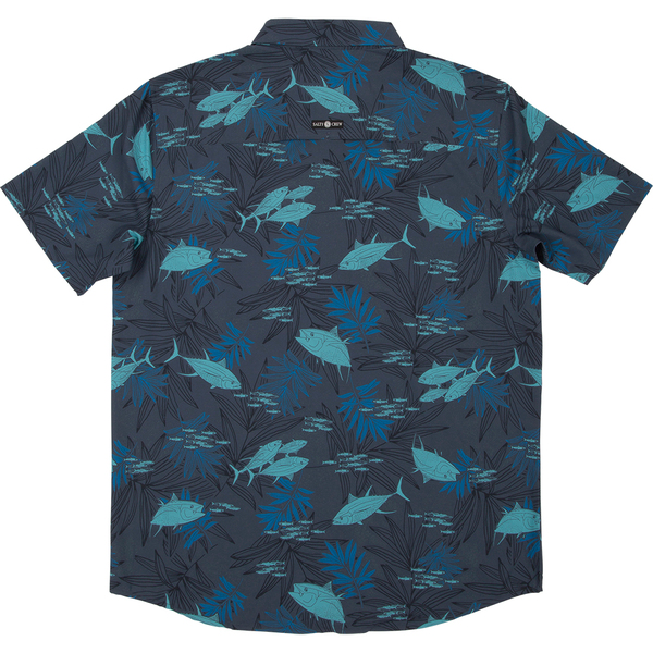 Pinnacle Short Sleeve Woven Shirt - Charcoal