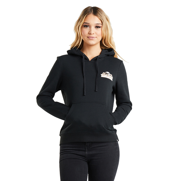 Tropic Captain Womens Pullover Fleece - Black