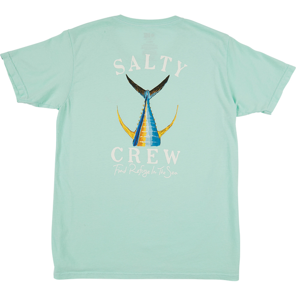 Tailed Boyfriend Womens Short Sleeve T-Shirt - Sea Foam