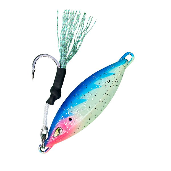 Micro Flash Jig - Lumo Blue