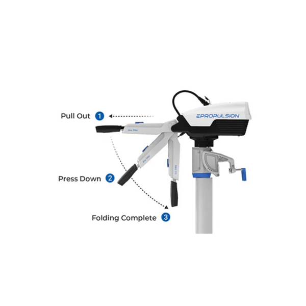 Spirit Electric Outboard 1Kw (3Kw) Hydrogeneration W/Battery