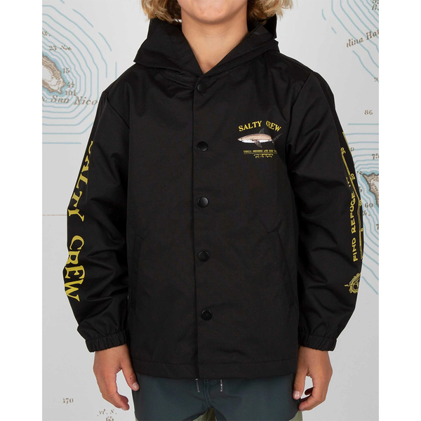 Bruce Boys Snap Jacket - Black
