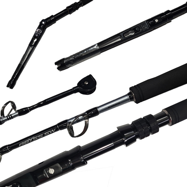 Talica 50 2-Speed / Abyss Sw 5'6" 50Lb Game Combo W/ Adjustable Butt