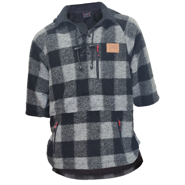 Wilder Woolen Short Sleeve Jacket - Black / Grey