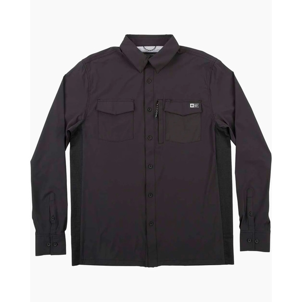 Charter Tech Long Sleeve Shirts - Black