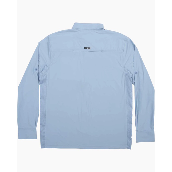 Charter Tech Upf40+ Long Sleeve Shirts - Marine Blue 