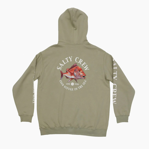 Snap Attack Hooded Fleece - Safari Green 