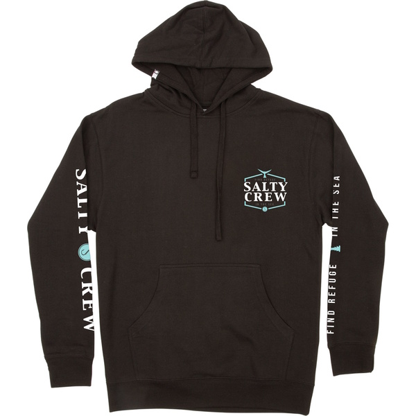 Skipjack Fleece Hood Heavy Weight- Black