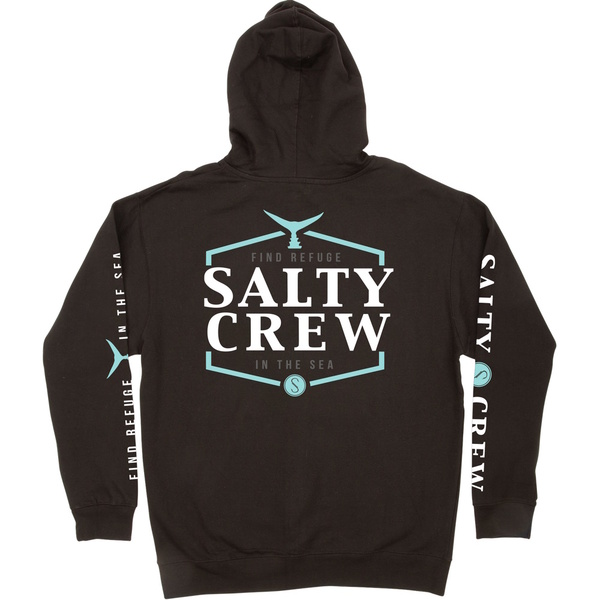Skipjack Fleece Hood Heavy Weight- Black