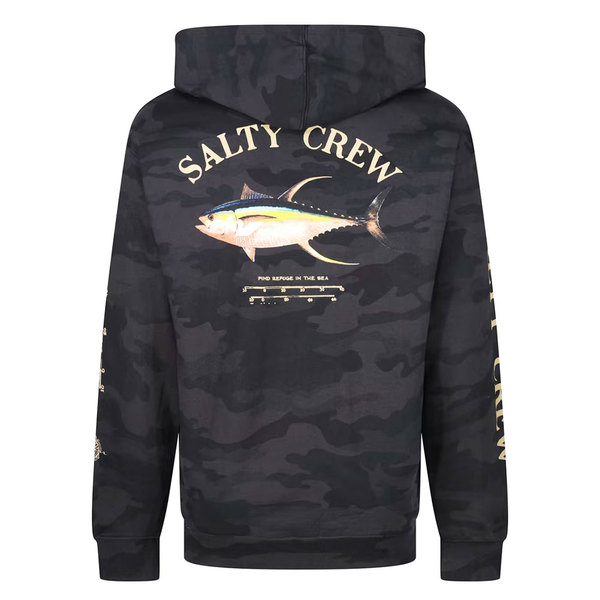 Ahi Mount Hooded Fleece - Black Camo