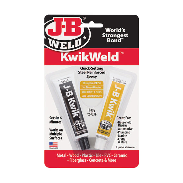 Kwikweld Steel Reinforced Epoxy 56.8G Tube (Dark Grey)