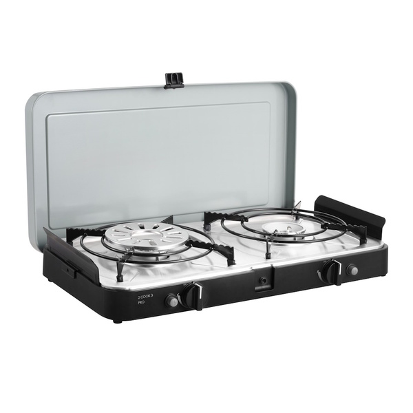 2 Cook 3 Pro Deluxe 2-Burner Gas Stove