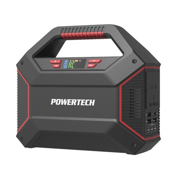Portable 155W Power Hub W/100W Inverter + Digital 
