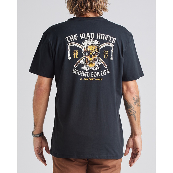 Still Hooked For Life Tee - Black 
