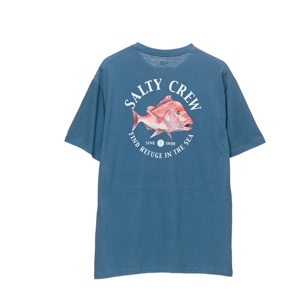 Snap Attack Short Sleeved Tee-Shirt - Dark Slate 