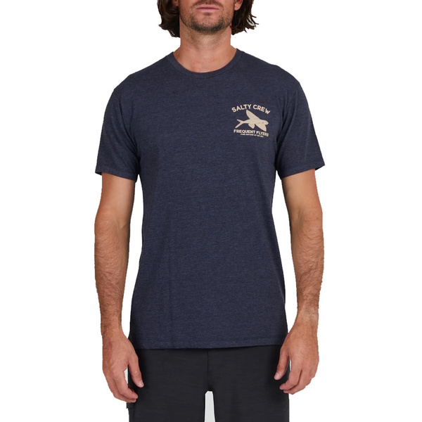 Frequent Flyer Premium Short Sleeved Tee-Shirt - Navy Heather