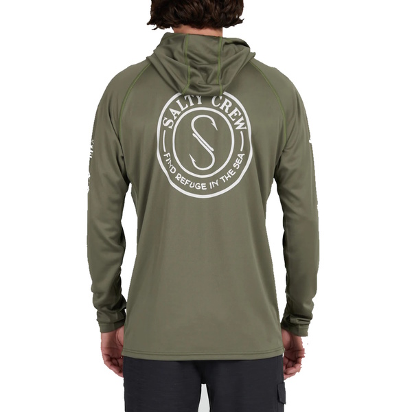 Palomar Pinnacle Long Sleeve Tech Upf50+ T-Shirt / Fishing Jersey - Olive