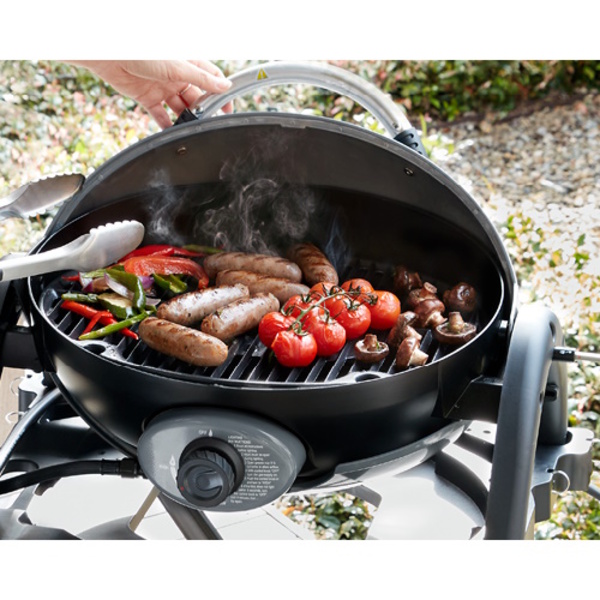 Ziggy Portable Bbq Grill W/Flame Failure Nomad 1B Gunmetal Grey (Display Model) Smart Marine