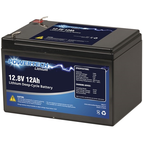 Battery Deep Cycle Lithium 12V 12 Amps