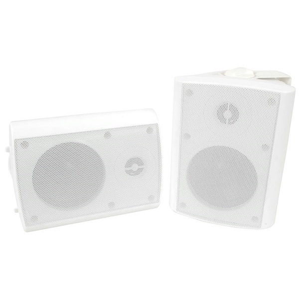 100 Watt Marine Box Speakers White