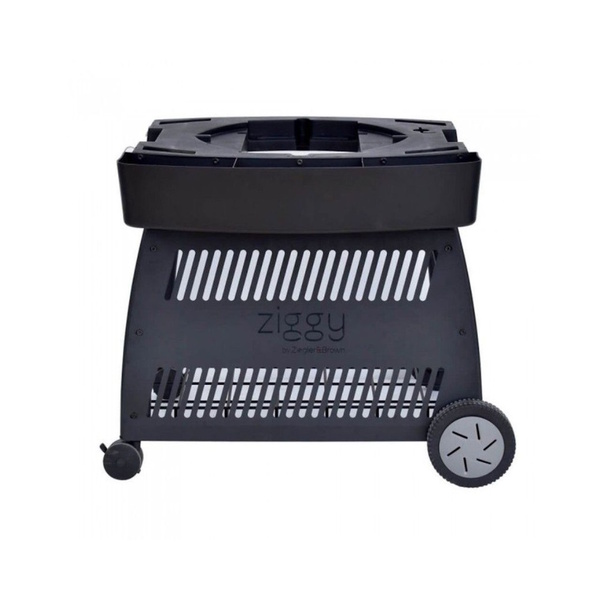 Ziggy Bbq Fixed Cart Classic Triple Grill 3B W/Wheels