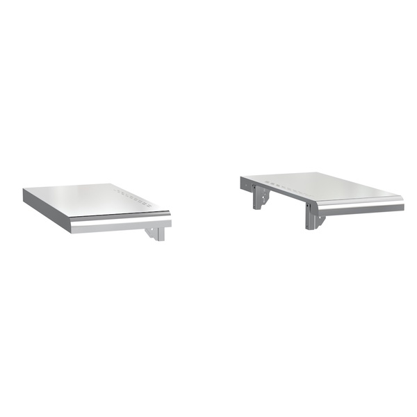 Classic Bbq 2 Burner Grill On Cart With 2 Shelves