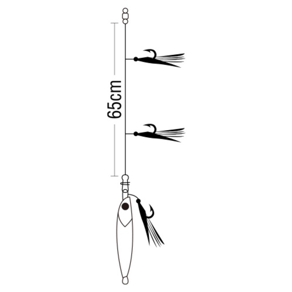 Jigging Sabiki Set - Uv Blue Sardine 