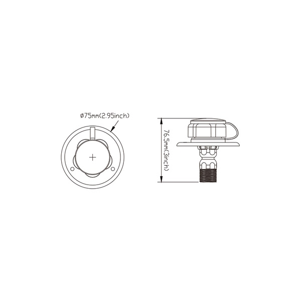 Rv Plastic Water Inlet