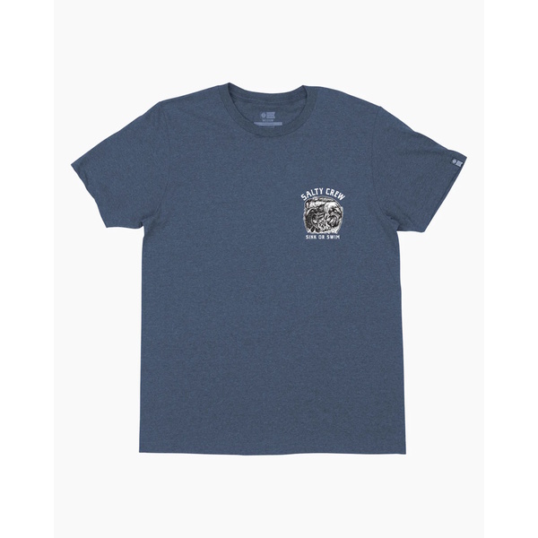 Tsunami Standard Short Sleeved Tee-Shirt - Navy Heather