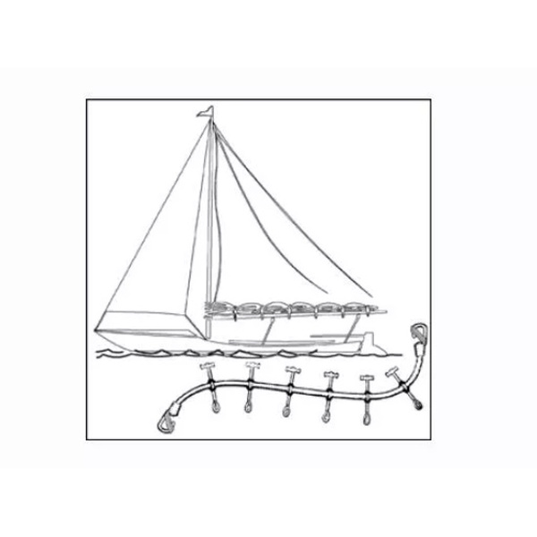 Main Sail "Centipede" Tie Down 