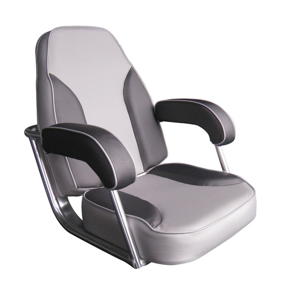 Helm Pilot Seat Premium Deluxe Offshore - Grey/Dusk Grey