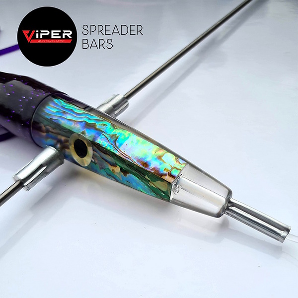 18" Spreader Bar Teaser Purple/Black