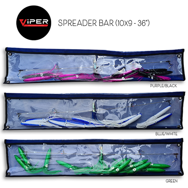 Spreader Bar Teaser Blue/White