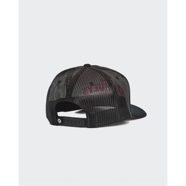 Skulls And Roses Womens Twill Trucker Cap - Black