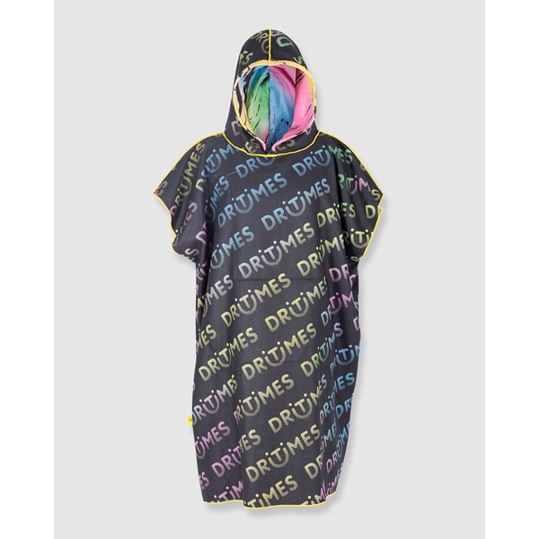 Hooded/Poncho Towel Rainbow Acid