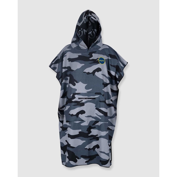 Hooded/Poncho Towel Grey Camo