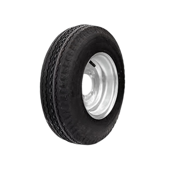 Galv. Jet Ski 4-Stud Trailer Wheel Rim 8" W/3-Ply Tyre 