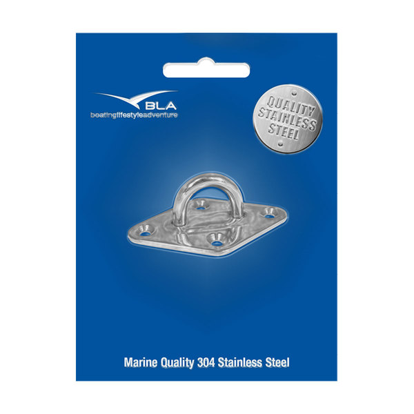 Ss Diamond Pad Eye Plate