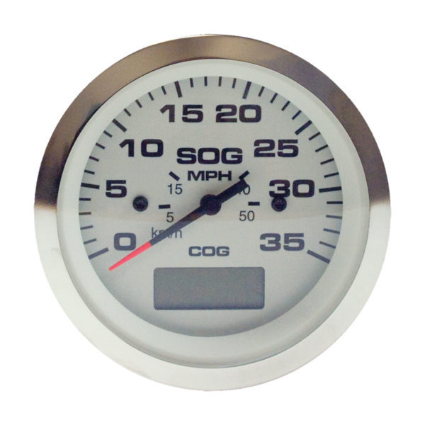 GPS Speedometer Kit Lido Pro 35 Mph White Fogproof