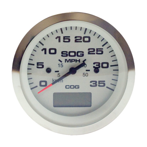 Gps Speedometer Kit Lido Pro 35 Mph White Fogproof Smart Marine