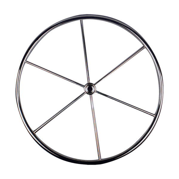 Six Spoke Stainless Steel Steering Wheel 36" (914Mm)