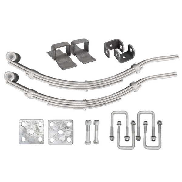 Trailer Multi Leaf Spring Kit 640Mm 1500Kg Incl Hardware