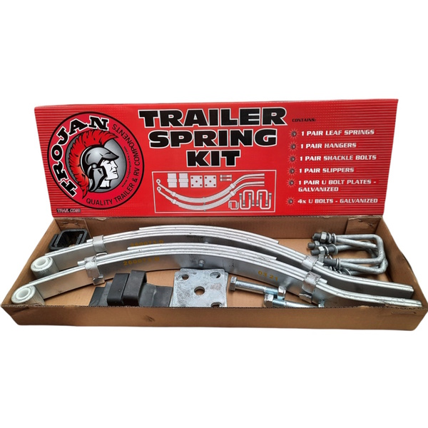 Trailer Multi Leaf Spring Kit 640Mm 1500Kg Incl Hardware