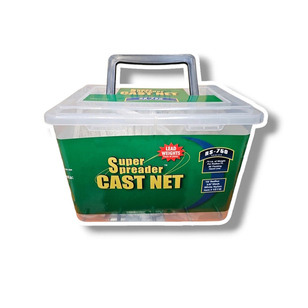 Nylon Bait Fish Cast Net - 10' Diameter