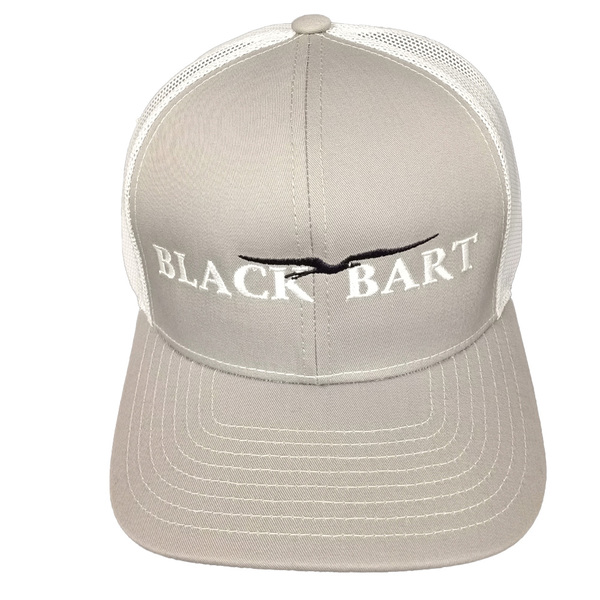 Black Bart Logo Lt. Grey/White Cap Osfa