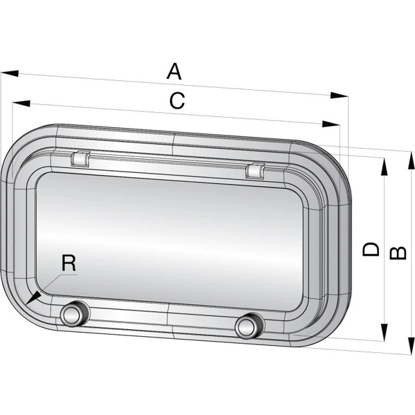 Porthole Opening W/Mosquito Screen