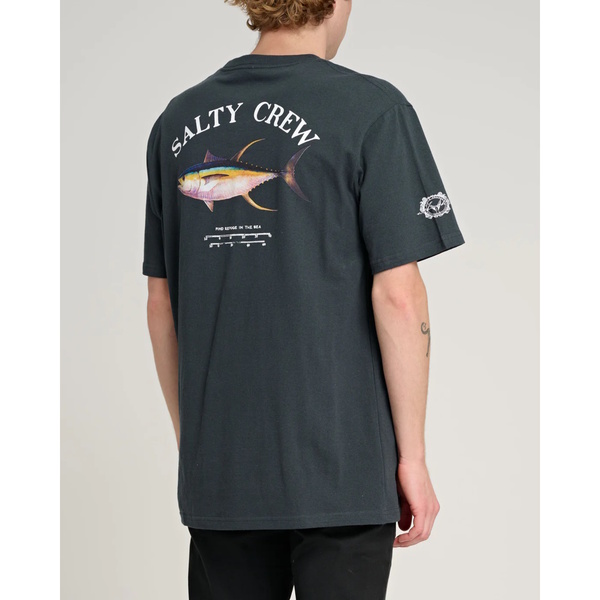 Ahi Mount Standard Short Sleeved Tee-Shirt - Coal