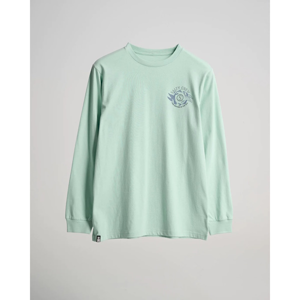 Fin & Yang Boyfriend Womens Long Sleeve T-Shirt - Jade