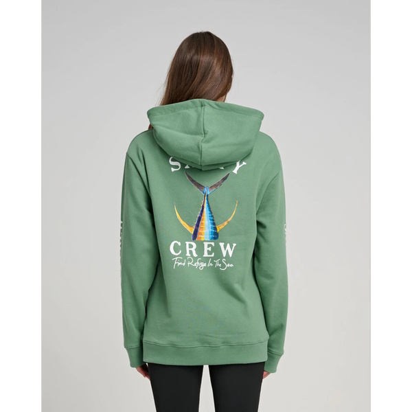 Tailed Premium Hoodie - Sage Green