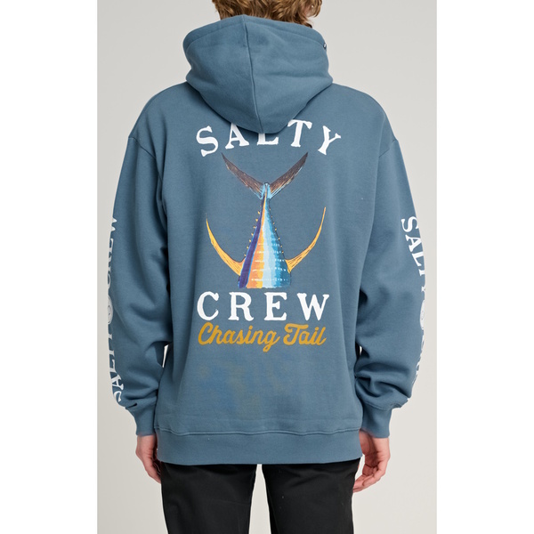 Tailed Hooded Fleece - Dark Slate